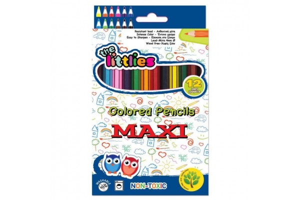 ΞΥΛΟΜΠΟΓΙΕΣ WOOD FREE XL THE LITTLIES 12 ΧΡΩΜΑΤΑ