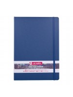 ΜΠΛΟΚ ΣΧΕΔΙΟΥ 21x30 Navy Blue ΜΕ ΛΑΣΤΙΧΟ ART CREATION 140g 80 ΦΥΛΛΑ