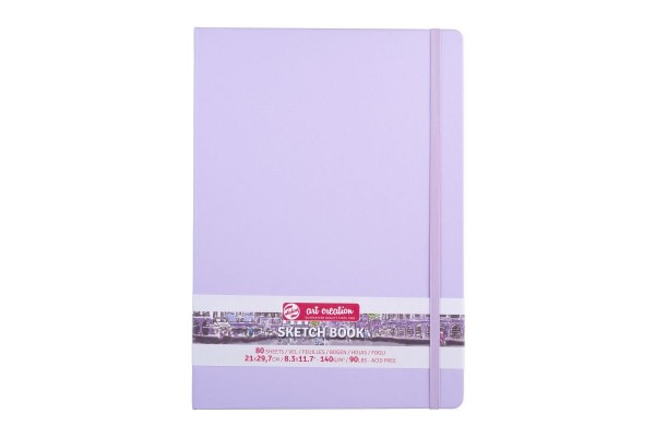 ΜΠΛΟΚ ΣΧΕΔΙΟΥ 21x30 Pastel Violet ΜΕ ΛΑΣΤΙΧΟ ART CREATION 140g 80 ΦΥΛΛΑ