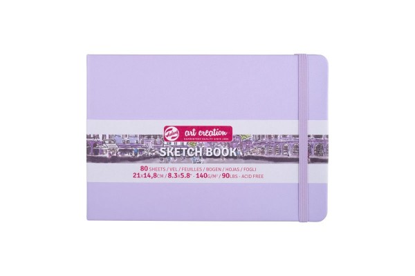 ΜΠΛΟΚ ΣΧΕΔΙΟΥ 15x21 Pastel Violet ΠΛΑΓΙΟ ΜΕ ΛΑΣΤΙΧΟ ART CREATION 140g 80ΦΥΛΛΑ