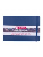 ΜΠΛΟΚ ΣΧΕΔΙΟΥ 15x21 Navy Blue ΠΛΑΓΙΟ ΜΕ ΛΑΣΤΙΧΟ ART CREATION 140g 80 ΦΥΛΛΑ