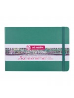 ΜΠΛΟΚ ΣΧΕΔΙΟΥ 15x21 Forest Green ΠΛΑΓΙΟ ΜΕ ΛΑΣΤΙΧΟ ART CREATION 140g 80 ΦΥΛΛΑ
