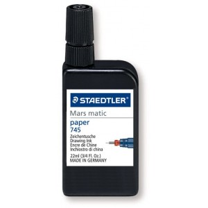 ΜΕΛΑΝΙ ΜΑΥΡΟ ΓΙΑ ΡΑΠΙΔΟΓΡΑΦΟ MARS MATIC 22ML