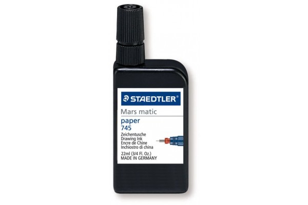 ΜΕΛΑΝΙ ΜΑΥΡΟ ΓΙΑ ΡΑΠΙΔΟΓΡΑΦΟ MARS MATIC 22ML