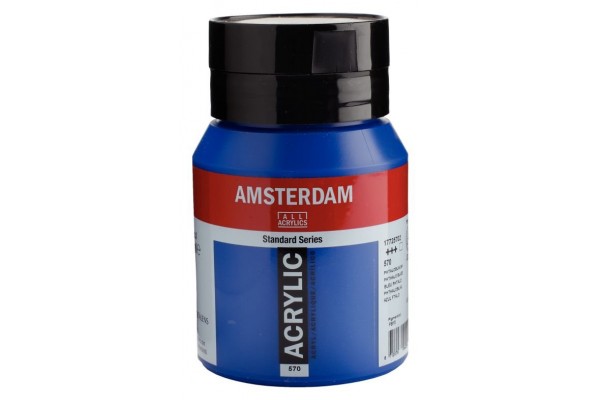 ΑΚΡΥΛΙΚΟ AMSTERDAM 500ml No.568 Permanent Blue Violet