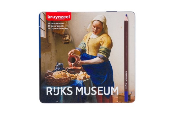 ΣΕΤ ΞΥΛΟΜΠΟΓΙΑΣ ΣΕ ΜΕΤΑΛΛΙΚΗ ΚΑΣΕΤΙΝΑ RIJKSMUSEUM - THE MILKMAID | 24ΤΕΜ