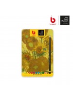 ΣΕΤ ΞΥΛΟΜΠΟΓΙΑΣ ΣΕ ΜΕΤΑΛΛΙΚΗ ΚΑΣΕΤΙΝΑ Museum Van Gogh - Sunflowers | 12ΤΕΜ