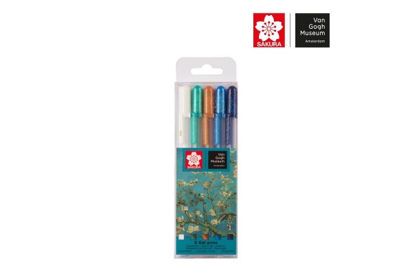 VAN GOGH MUSEUM GELLY ROLL GEL PENS SET 5