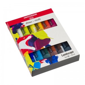 ΣΕΤ ΑΚΡΥΛΙΚΑ AMSTERDAM 12x20ml Landscape set