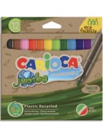 ΜΑΡΚΑΔΟΡΟΙ ΖΩΓΡΑΦΙΚΗΣ ECO FAMILY CARIOCA JUMBO ΧΟΝΤΡΟΙ  12ΤΕΜ. 43101
