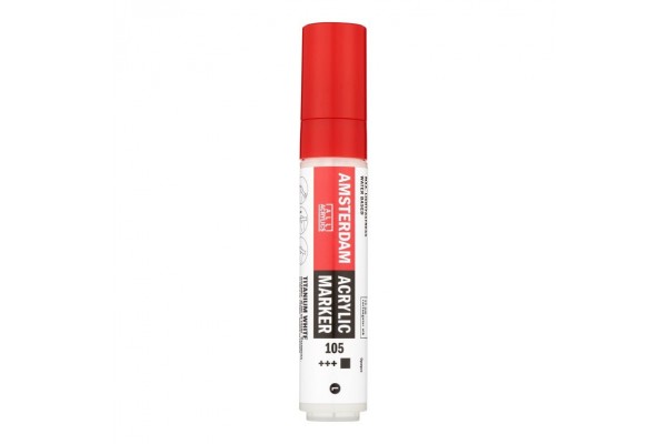 ΜΑΡΚΑΔΟΡΟΣ ΑΚΡΥΛΙΚΟΣ AMSTERDAM 15mm 105 Titanium White SW
