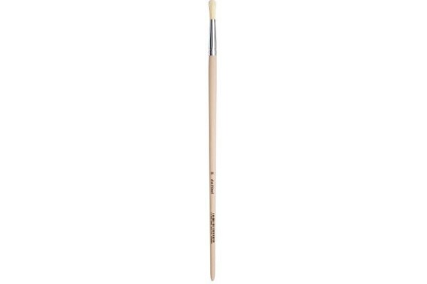 ΠΙΝΕΛΟ ΣΤΡΟΓΓΥΛΟ ΓΙΑ ΛΑΔΙ ΖΩΓΡΑΦΙΚΗΣ Νο10 BRISTLE ΜΕ ΜΑΚΡΥ ΣΤΕΛΕΧΟΣ