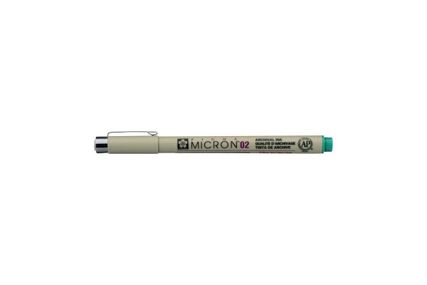 ΜΑΡΚΑΔΟΡΟΙ SAKURA  MICRON 02  ΠΡΑΣΙΝΟ PIGMA