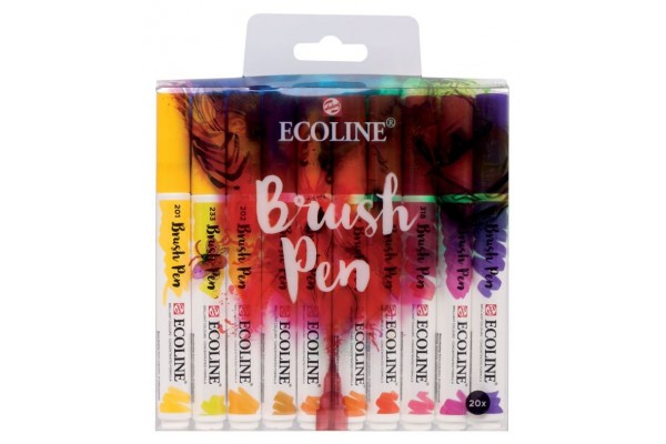 ΣΕΤ ECOLINE ROYAL  BRUSHPEN  20ΤΕΜ TALENS