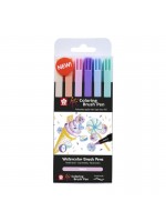 ΜΑΡΚΑΔΟΡΟΙ BRUSH PEN KOI COLOUR ΣΕΤ 6ΤΕΜ SWEETS