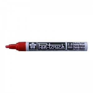 ΜΑΡΚΑΔΟΡΟΙ PEN-TOUCH ΚΟΚΚΙΝΟ MEDIUM 2mm