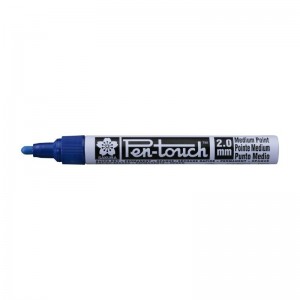 ΜΑΡΚΑΔΟΡΟΙ PEN-TOUCH ΜΠΛΕ MEDIUM 2mm