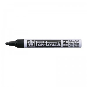 ΜΑΡΚΑΔΟΡΟΙ PEN-TOUCH ΜΑΥΡΟ MEDIUM 2mm
