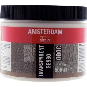 AMSTERDAM GESSO TRANSPARENT 3000 500ml