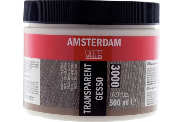 AMSTERDAM GESSO TRANSPARENT 3000 500ml