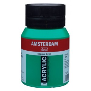 ΑΚΡΥΛΙΚΟ AMSTERDAM 500ml No.619 Permanent Green Deep ΑΚΡΥΛΙΚΟ AMSTERDAM 500ml No.619 Permanent Green Deep