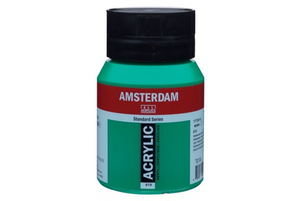ΑΚΡΥΛΙΚΟ AMSTERDAM 500ml No.619 Permanent Green Deep