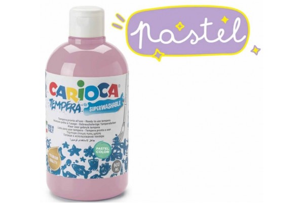 ΤΕΜΠΕΡΕΣ 500ml ΠΑΣΤΕΛ ΡΟΖ  CARIOCA