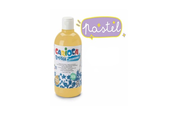 ΤΕΜΠΕΡΕΣ 500ml ΠΑΣΤΕΛ ΚΙΤΡΙΝΟ  CARIOCA
