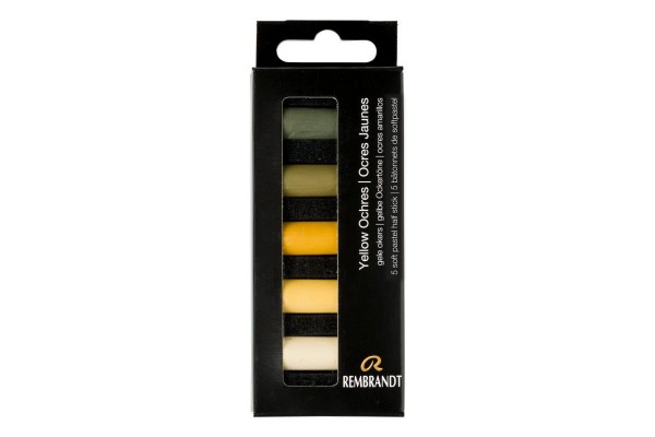 REMBRANDT SOFT PASTELS  YELLOW OCHRES SET 5 ΤΕΜ