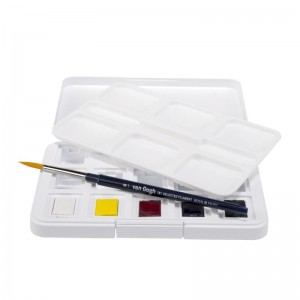 WATERCOLOUR POCKET BOX VAN GOGH ΣΕ ΠΑΣΤΙΛΙΕΣ 5 ΧΡΩΜΑΤΑ+7 ΑΔΕΙΕΣ ΘΗΚΕΣ