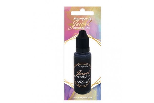 ΜΕΛΑΝΙ ΑΛΚΟΟΛΗΣ STAMPERIA 18ML BLACK  JEWEL ALCOHOL INKS
