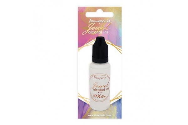 ΜΕΛΑΝΙ ΑΛΚΟΟΛΗΣ STAMPERIA 18ML WHITE JEWEL ALCOHOL INKS