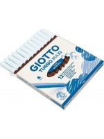 ΜΑΡΚΑΔΟΡΟΙ ΖΩΓΡΑΦΙΚΗΣ ΧΟΝΔΡΟΙ ΚΑΦΕ 12ΤΕΜ GIOTTO TURBO MAXI ΠΛΕΝΟΜΕΝΟΙ