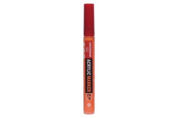 ΜΑΡΚΑΔΟΡΟΣ ΑΚΡΥΛΙΚΟΣ AMSTERDAM 4mm 276 Azo Orange SW