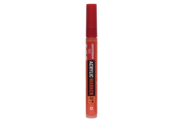 ΜΑΡΚΑΔΟΡΟΣ ΑΚΡΥΛΙΚΟΣ AMSTERDAM 4mm 311 Vermilion SW