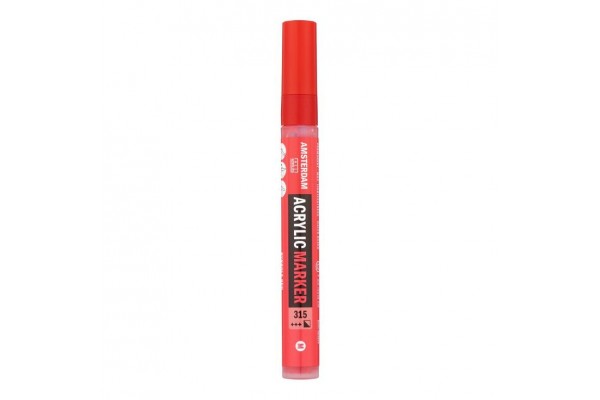 ΜΑΡΚΑΔΟΡΟΣ ΑΚΡΥΛΙΚΟΣ AMSTERDAM 4mm 315 Pyrrole Red SW
