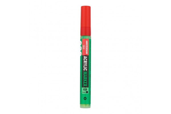 ΜΑΡΚΑΔΟΡΟΣ ΑΚΡΥΛΙΚΟΣ AMSTERDAM 4mm 618 Permanent Green Light SW