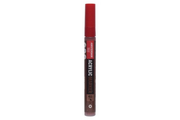 ΜΑΡΚΑΔΟΡΟΣ ΑΚΡΥΛΙΚΟΣ AMSTERDAM 4mm 411 Burnt Sienna SW