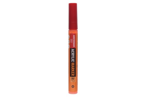 ΜΑΡΚΑΔΟΡΟΣ ΑΚΡΥΛΙΚΟΣ AMSTERDAM 4mm 257 Reflex Orange SW