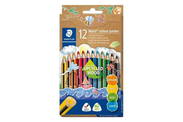 ΣΕΤ ΞΥΛΟΜΠΟΓΙΑΣ JUMBO NORIS COLOUR STAEDTLER 12ΤΕΜ