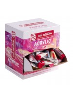 ΒΙΤΡΙΝΑ ΑΚΡΥΛΙΚΑ ART CREATION 100ΤΕΜ ΤΩΝ 12ml Metallic ΣΕ ΔΙΑΦΑΝΟ ΠΛΑΣΤΙΚΟ ΣΩΛΗΝΑ