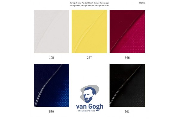 ΣΕΤ ΛΑΔΙA VAN GOGH 5X20ML Primary