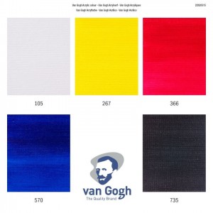 ΣΕΤ ΑΚΡΥΛΙΚΑ VAN GOGH 5x40ml Primary Set