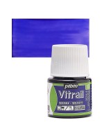 ΣΜΑΛΤΟ (ENAMEL) VITRAIL Deep Blue 45ml TRANSPARENT PEBEO