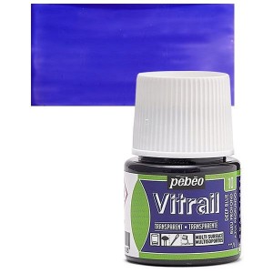ΣΜΑΛΤΟ (ENAMEL) VITRAIL Deep Blue 45ml TRANSPARENT PEBEO ΣΜΑΛΤΟ (ENAMEL) VITRAIL Deep Blue 45ml TRANSPARENT PEBEO