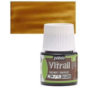 ΣΜΑΛΤΟ (ENAMEL) VITRAIL Brown 45ml TRANSPARENT PEBEO ΣΜΑΛΤΟ (ENAMEL) VITRAIL Brown 45ml TRANSPARENT PEBEO
