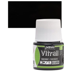 ΣΜΑΛΤΟ (ENAMEL) VITRAIL Black 45ml TRANSPARENT PEBEO ΣΜΑΛΤΟ (ENAMEL) VITRAIL Black 45ml TRANSPARENT PEBEO