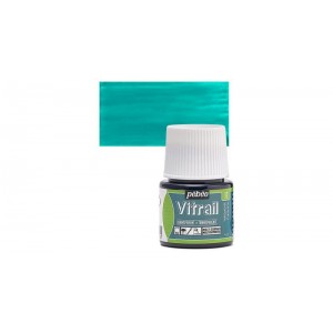 ΣΜΑΛΤΟ (ENAMEL) VITRAIL Turquoise Blue 45ml TRANSPARENT PEBEO ΣΜΑΛΤΟ (ENAMEL) VITRAIL Turquoise Blue 45ml TRANSPARENT PEBEO
