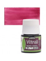 ΣΜΑΛΤΟ (ENAMEL) VITRAIL Red Violet 45ml TRANSPARENT PEBEO