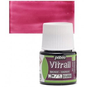 ΣΜΑΛΤΟ (ENAMEL) VITRAIL Red Violet 45ml TRANSPARENT PEBEO ΣΜΑΛΤΟ (ENAMEL) VITRAIL Red Violet 45ml TRANSPARENT PEBEO
